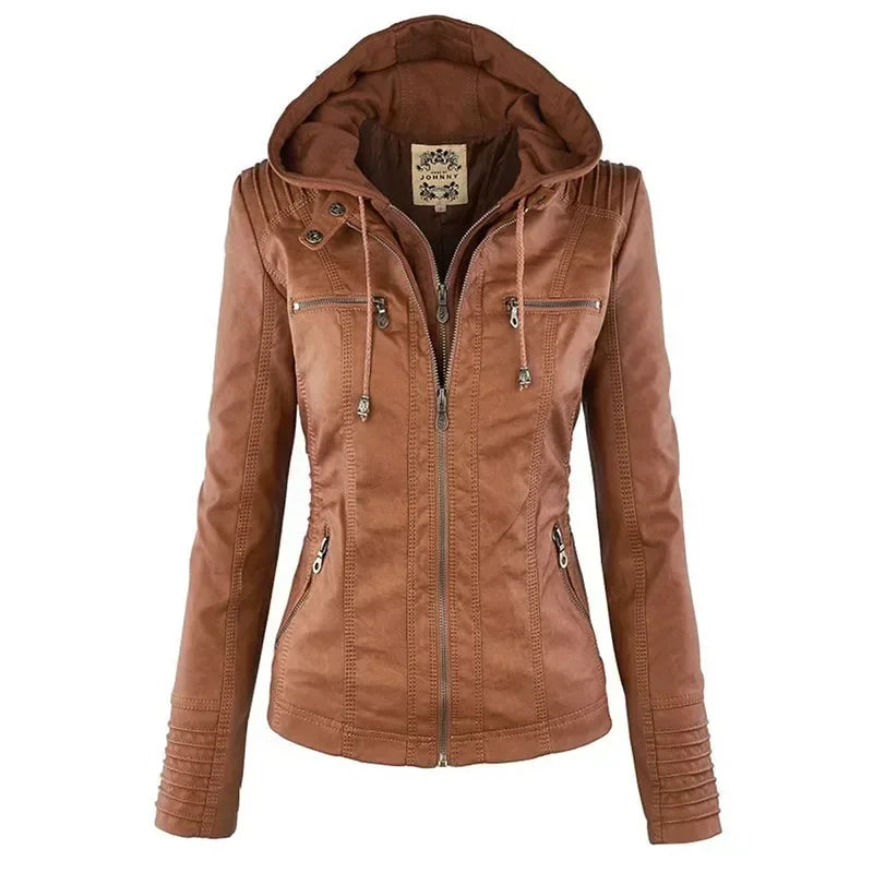 Charlotte Veste Cuir Synthétique
