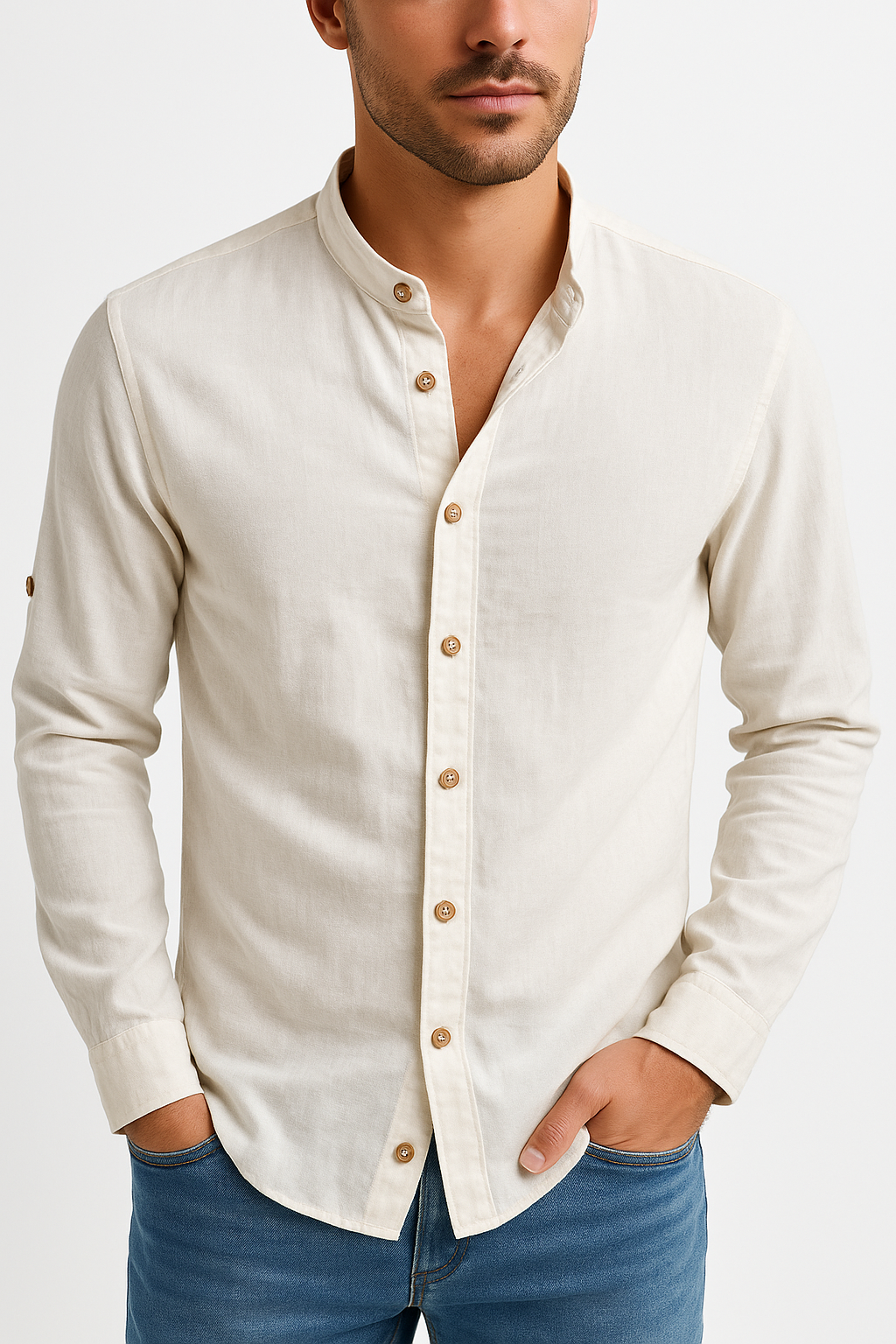 Aurélien Chemise Lin Manches