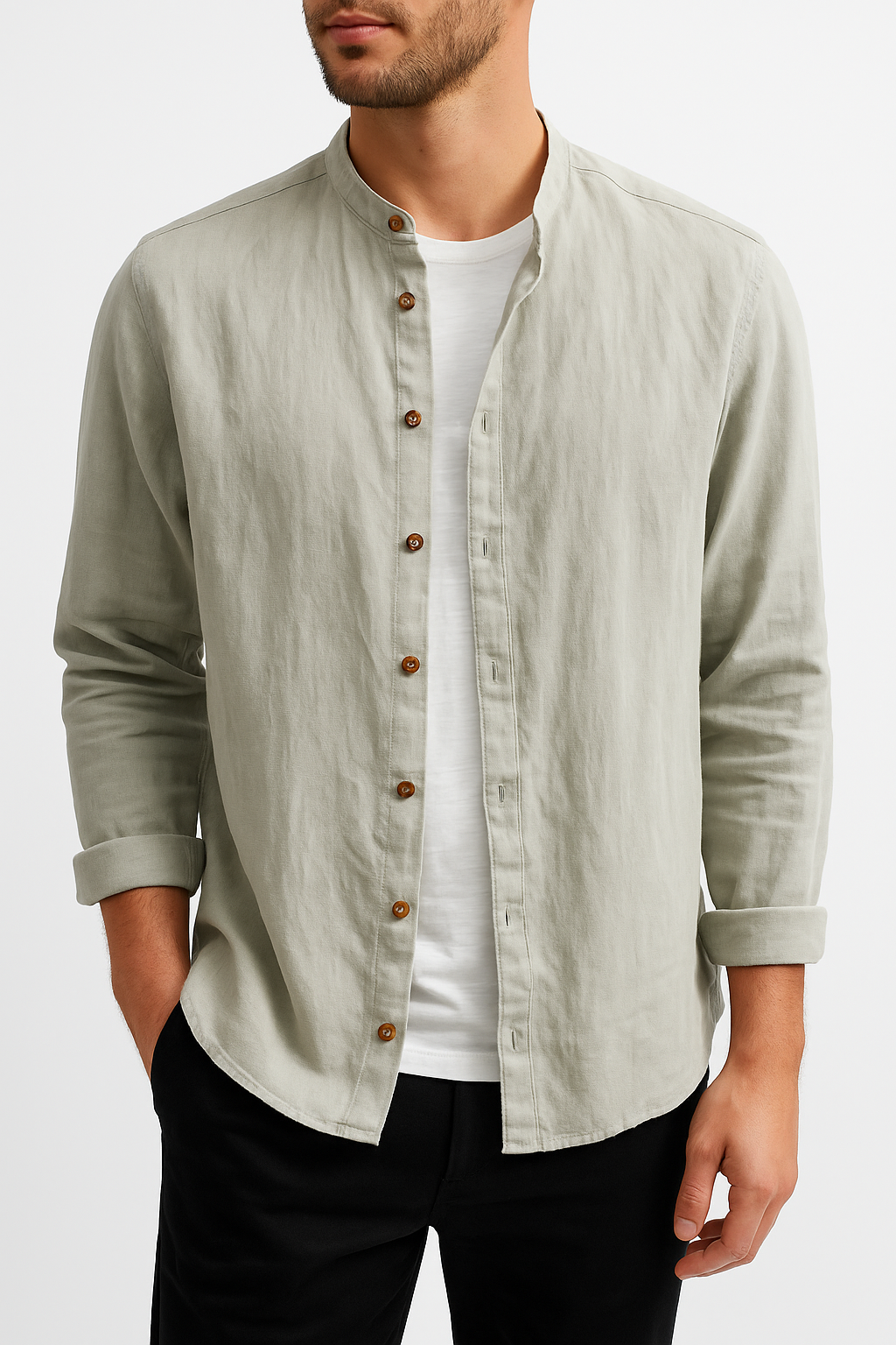 Aurélien Chemise Lin Manches