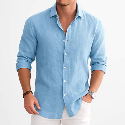 Baptiste Chemise Lin Manches Longues