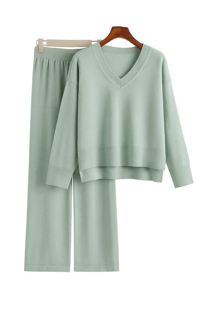 Chantal Ensemble 2 Pièces Pull  Pantalon Survêtement Casual Chaud