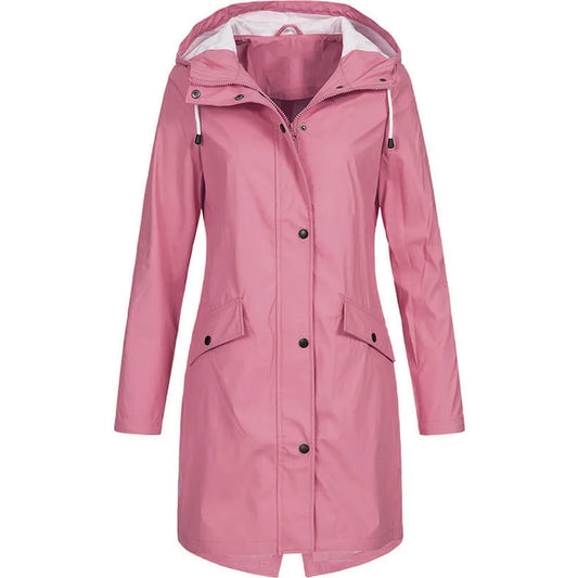 Édith Imperméable Long à Capuche