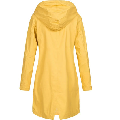 Édith Imperméable Long à Capuche