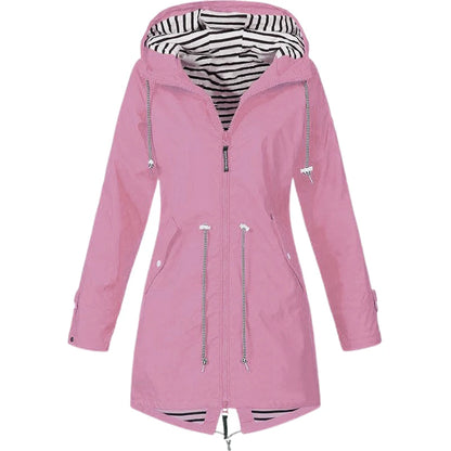 Éléonore Imperméable à Capuche Veste Légère