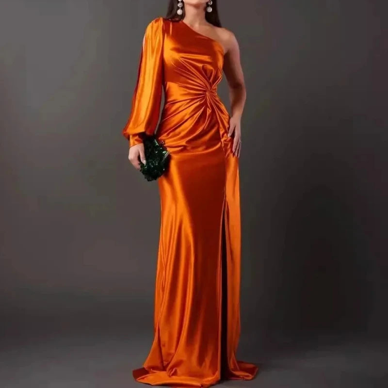 Cécile Robe de Soirée Satin