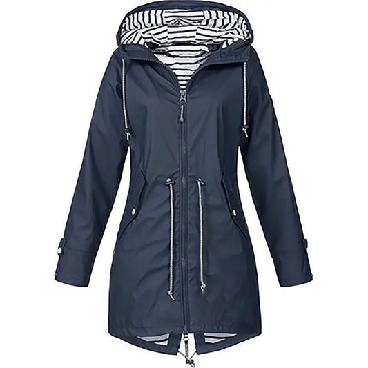 Éléonore Imperméable à Capuche Veste Légère