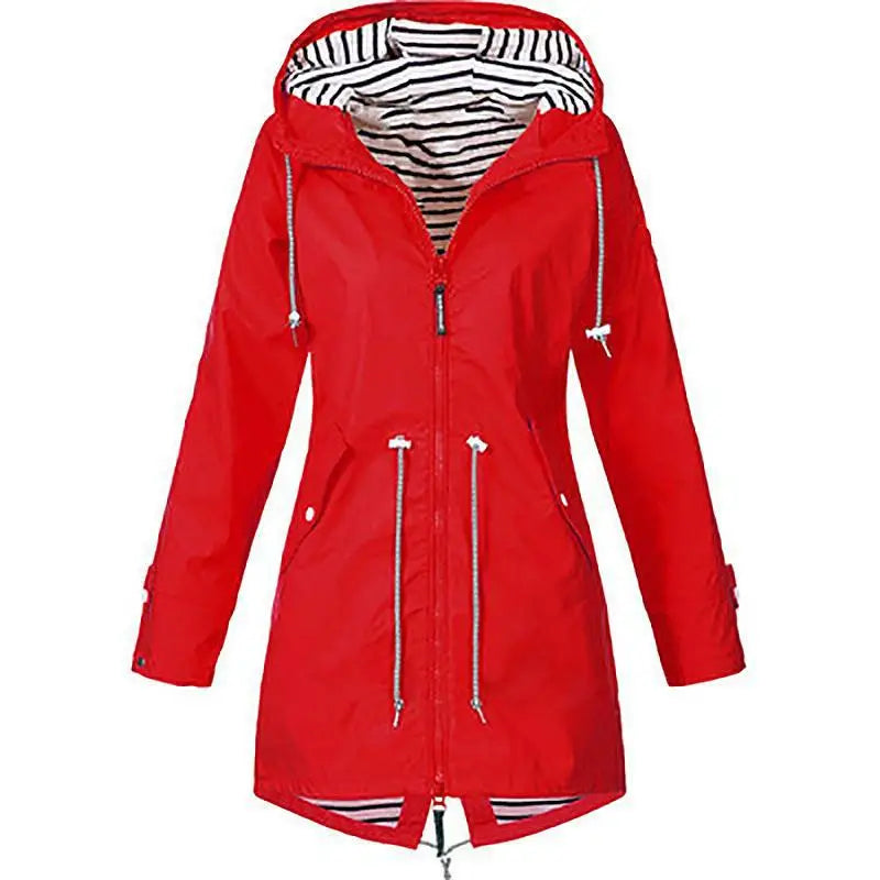 Éléonore Imperméable à Capuche Veste Légère