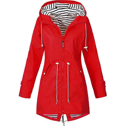 Éléonore Imperméable à Capuche Veste Légère