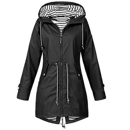 Éléonore Imperméable à Capuche Veste Légère