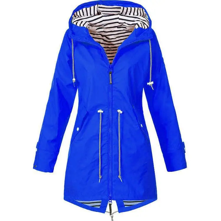 Éléonore Imperméable à Capuche Veste Légère