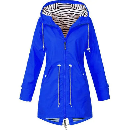 Éléonore Imperméable à Capuche Veste Légère