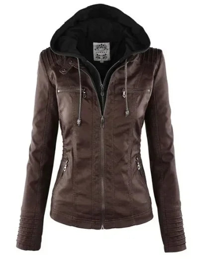 Charlotte Veste Cuir Synthétique